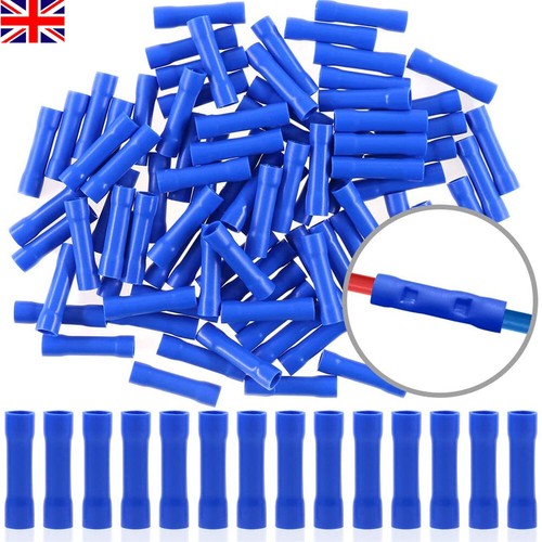 Blue butt connectors - butt, crimp