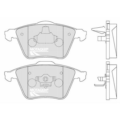 Brake pads set for opel - set, vectra