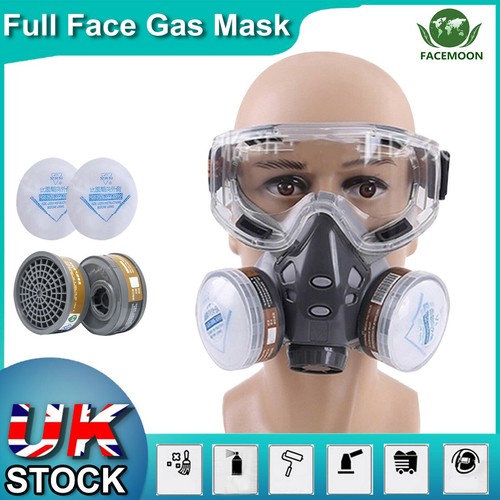 Full face gas mask - face,