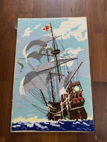 Completed vintage tapestry - vintage,