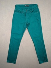 Levi's Jeans Womens Green Denim 529 Curvy Skinny Leg Size W27 L32