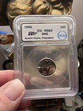 1966 Roosevelt Dime  ICG -