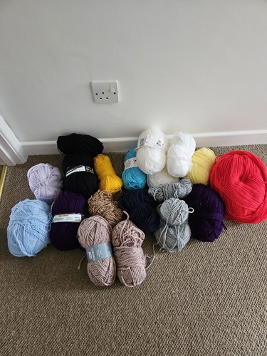 Large bag mixed wool - bag, of