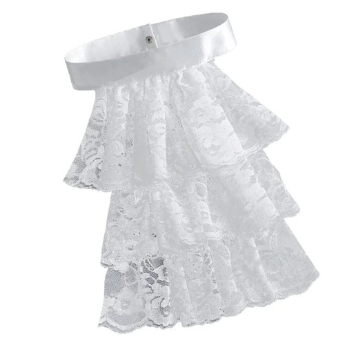 Victorian lace jabot - victorian,