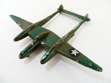 TIMPO TOYS 'LOCKHEED P38 LIGHTNING USAF WWII FIGHTER PLANE' VINTAGE. GOOD.