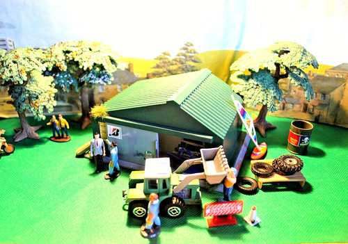 Corgi toys industrial - , garage