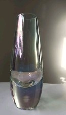 Iridescent Glass Bud Vase