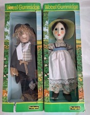 Vintage Worzel Gummidge & Aunt Sally Pedigree Dolls (Boxed) Excellent Condition