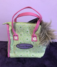 RARE 2005 TESCO PUCCI PUPS YORKSHIRE TERRIER IN GREEN ZIPPED BAG ORIGINAL TAGS