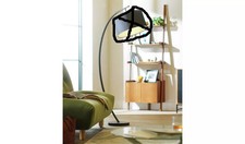 without shade - Argos Home Clane Arch Floor Lamp - Black