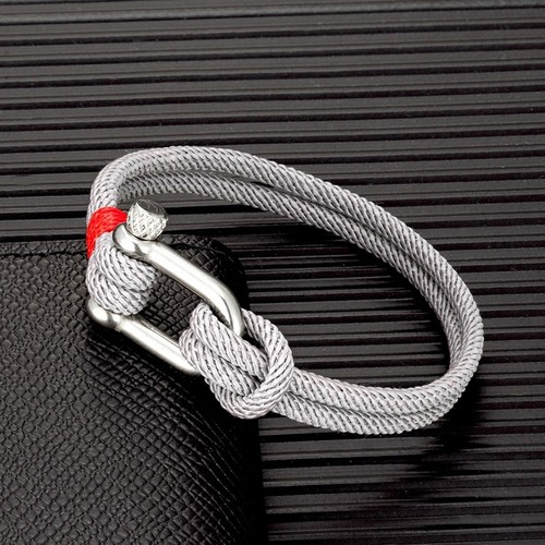 Nautical rope bracelet shape - nautical,