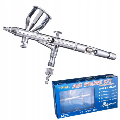 Professional airbrush 180 - airbrush, bd-180