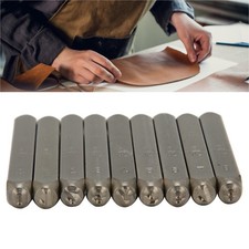 9Pcs Metal Number Stamps