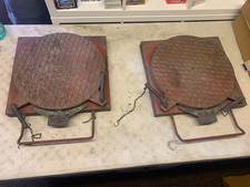 2 X HEAVY DUTY COMMERCIAL Wheel Alignment Turn Plates GOOD USED HEAVY QUALITY!