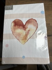 Girls heart duvet set - girls, single