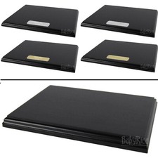 Black Wood Grain Display