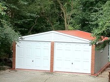 Concrete double garage - double,
