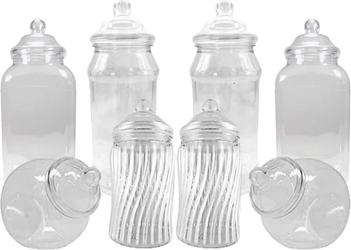 Assorted empty retro plastic - 8,