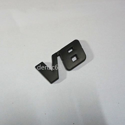 Black matte metal badge - matte,