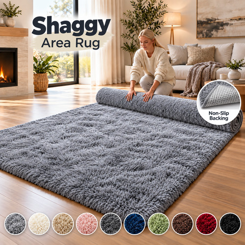 Fluffy rugs large - large, rug