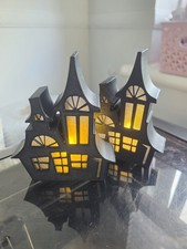 Wider Haunted House Decorations with 2 x LED Candles