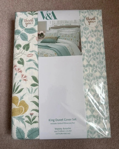 Voysey anselm king duvet - anselm,