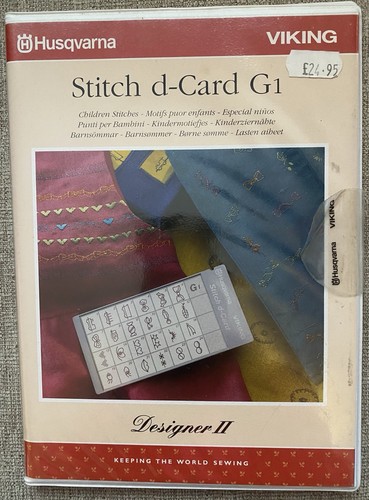 Husqvarna stitch card - stitch, d-card