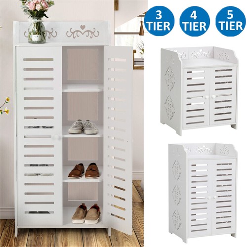 5tier wooden shoe - rack, storage