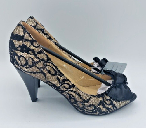 Casandra lace peep - peep, heels