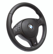 Bmw E46 E39 E53 M3 M5 ~M Sport Steering Wheel Reconditioned Complete (1)