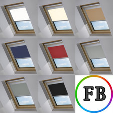 BLACKOUT THERMAL SKYLIGHT BLINDS COMPATIBLE FOR All VELUX ROOF WINDOWS-ALL SIZES