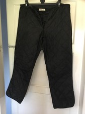Men's Crane Sports Black Motorcycle Thinsulate trouser lining only, Size Medium