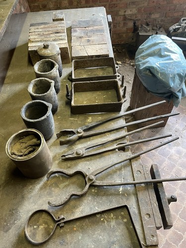 Blacksmiths sand molding and - molding,
