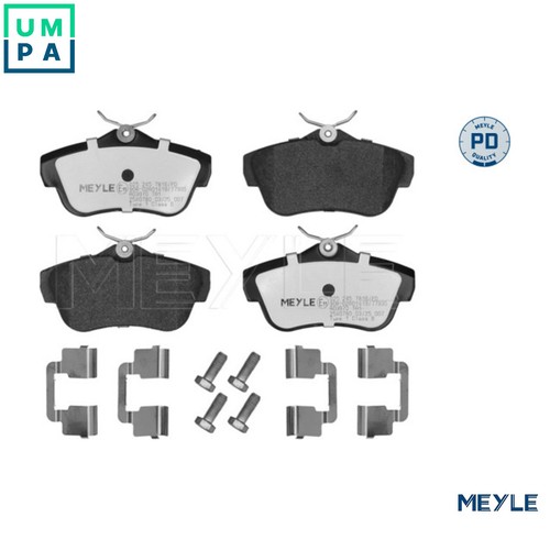 Brake pad set disc - pad, 025