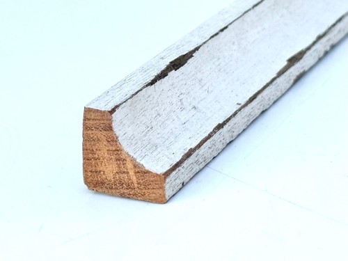 Sapele hardwood concave corner - sapele,