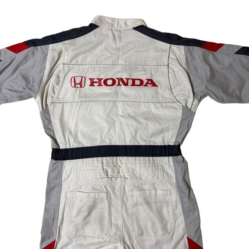 Honda white work coverall long - white,