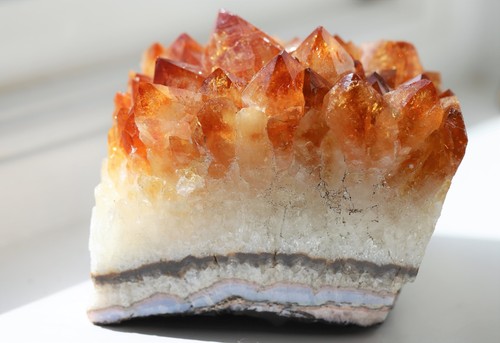 Citrine geode crystal 5kg - citrine,