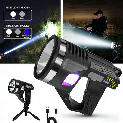 Led flashlight spotlight - flashlight,
