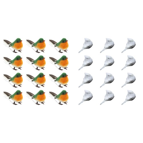 12x artificial birds fake - 12x,