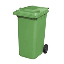 120L Green Wheelie Bin|Heavy