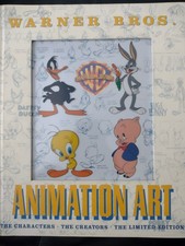BOOK WARNER BROS ANIMATION ART