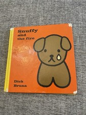 Vintage Snuffy and the Fire Board Book By  Dick Bruna