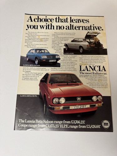 Original vintage lancia - ‘79,