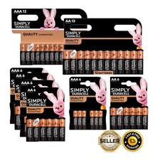 AAA Battery Duracell AA Simply Batteries Alkaline LR6, LR03, 10 Year Long Expiry