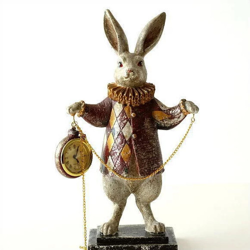 Diamond check rabbit chain - diamond,