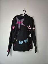 Huf Kei Pullover Hoodie Gothic Emo Print Size S