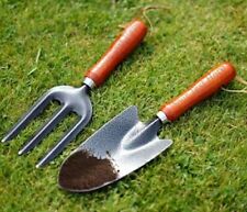 Garden Trowel Fork Set Wooden