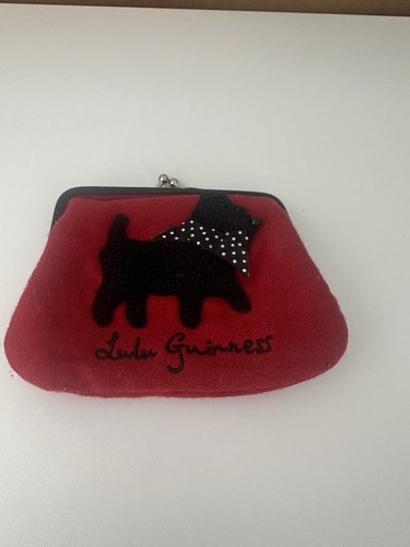 Lulu guinness scottie - guinness, red