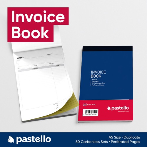 Duplicate invoice book - a5,