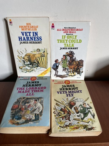 Vintage james herriot book - herriot, x4
